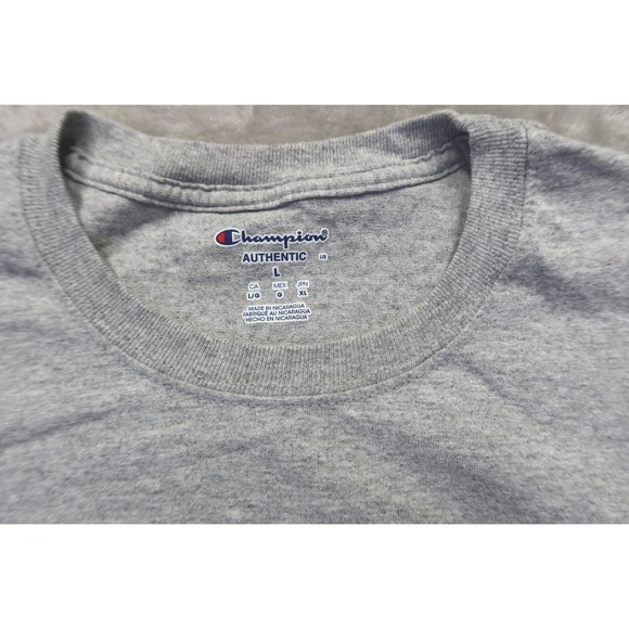 Champion Appalachian State Mountaineers Gray T Shirt Large Collegiate Athletic - Picture 3 of 6